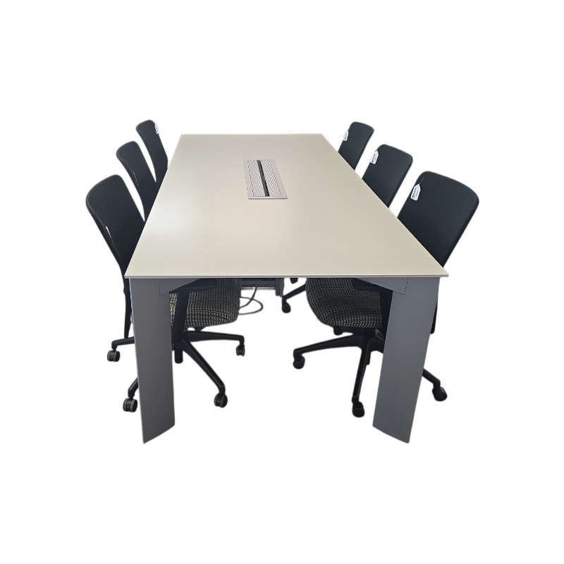 Steelcase Conference Table with 6 Chairs Retails for $5800