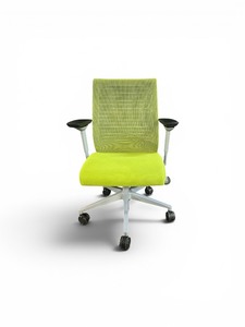 Steelcase Think V2 office chair in Green with a chrome frame $1100 retail