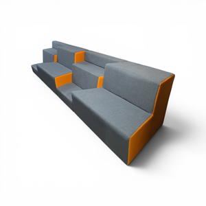 4 Piece Nevins Contemporary Soft Seating Modular Set Retails for $8800