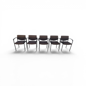 5 Steelcase Players Club that retail for $197 each chair