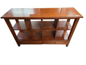 Wood Storage Cabinet with Drawers