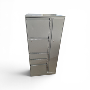 Steelcase Wardrobe and Filing Cabinet Combo