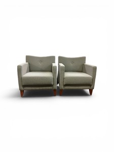 Gray Mid-century modern guest chairs