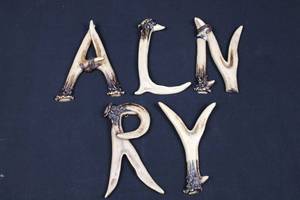 Antler Letter Wall Decor Set (5 Pieces)