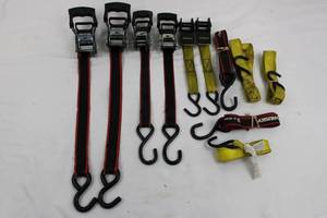 Mixed Ratchet Tie-Down Straps