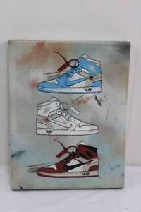 Air Jordan Sneaker Art Canvas