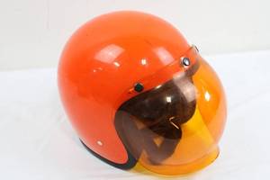 Biltwell Bonanza Bh-hnz-gl-org Orange Helmet Size L (Used)