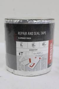 Resisto Repair and Seal Tape Aluminum Finish 6 in X 25 Ft
