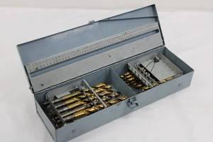 Drill Bit Index Set in Metal Case