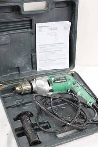 Metabo Hpt D13vf 12 in Corded Drill With Case & Side Handle