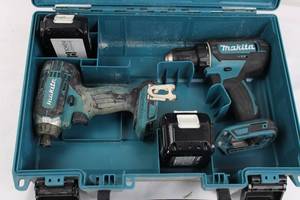 Makita 18v Cordless Drill & Impact Driver Kit With Case