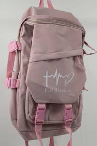 Faith Hope Love Pink Backpack