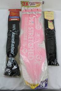 Hair Braid Mixed Lot of 3