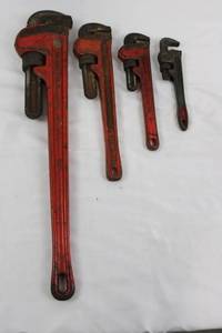 Ridgid, Toledo & Roxco Pipe Wrenches Mixed Lot