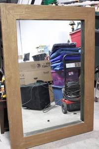 Large Framed Wall Mirror 40 X 58 in