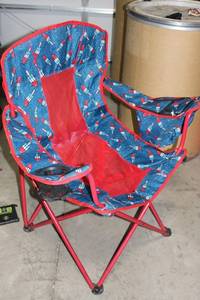 Folding Camp Chair Popsicle Print