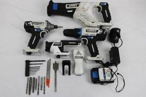 Hart 20v Cordless Tool Set Mixed Lot With Charger & Battery