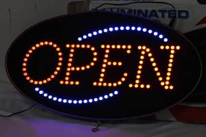 Cosco Op-1 Illuminated LED Open Sign