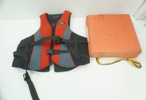 Life Jacket, Adult XL & Safety Cushion