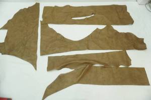 light brown leather pieces