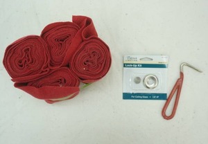 Red Material and hardware
