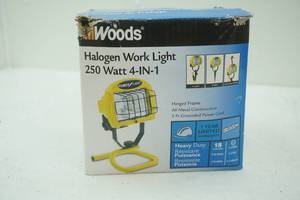 halogen work light. 250 watt 4-in-1