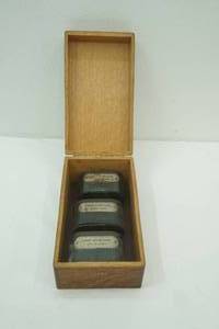 Antique metal coin banks & Antique Globe-Wernicke Co. Oak Recipe Box