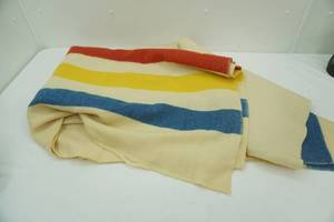 JC Penney Golden Dawn 100% Wool Blanket