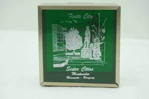 Vintage Coin Bank. Sister Cities Montevideo Minnesota - Uruguay. Fiesta City
