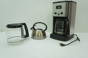 Cuisinart Coffee Maker wextra pot, stainless tea kettle
