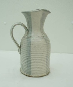 Stoneware Pottery Pitcher 10.5 tall