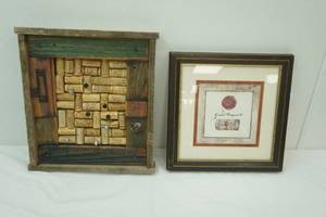 Wine Cork cork board and other wall decor