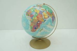 Globe 14 tall. Replogle World Nation Series Globe