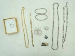Jewelry Lot stainless steel and costume