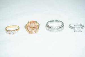 Fashion Jewelry Rings (4ct)