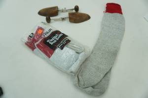 Wool Socks and wood shoe horns