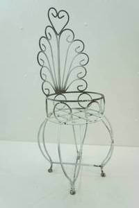 Metal Plant Stand Chair 32 tall