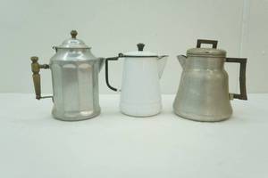 3 Vintage Coffee Pots