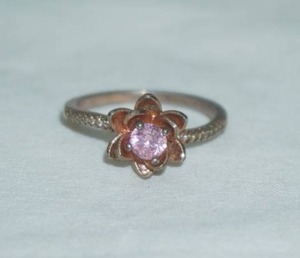 jewelry lot lotus flower, floral design ring