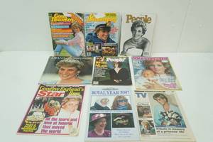 Collection of Vintage Princess Diana Magazines