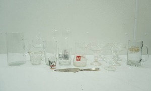 Glassware Lot Margarita Glasses, etched glassware and more