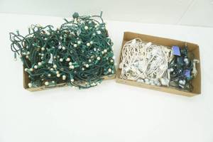 Christmas Globe String Lights, extension cords