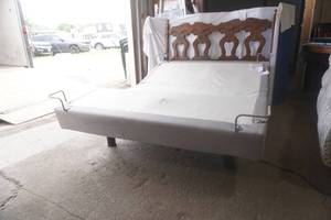 Reverie Adjustable Queen Size Bed Base, Queen Size Mattress, and Headboard