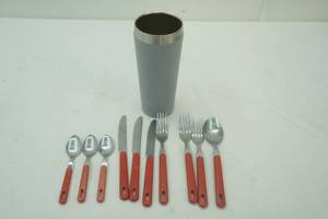 Vintage Abert inox Italy flatware Ello stainless steel tumbler