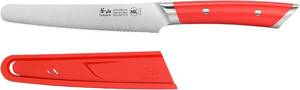 Cangshan Helena Series 5 Round-Tip Serrated Utility Knife with Sheath