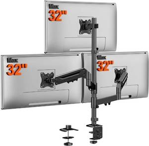 Putorsen Triple Monitor Mount for up to 32 Screens