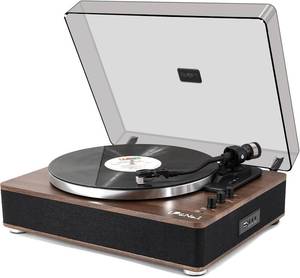 LP&No.1 High Fidelity All-in-One Record Player with Stereo Speakers