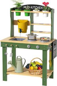 Mierum Outdoor Wooden PlayMud Kitchen for Toddlers