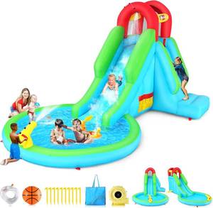 Whubefy Inflatable Water Slide for Kids