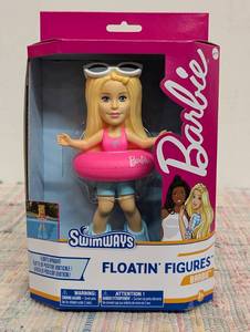SwimWays Barbie Floatin Figures, Swimming Pool Accessories & Kids Pool Toys, Barbie Party Supplies & Water Toys for Kids Aged 3 & Up
